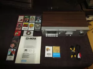 READ!!! Vintage Akai CS-M01A Cassette Deck~ With Manual, RCA Cords and Cassettes - Picture 1 of 20