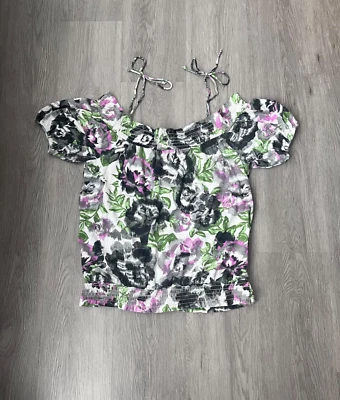 Top para mujer Energie floral hombro frío talla L Foto 1 de 4