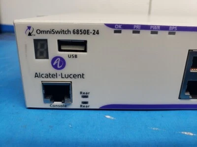 Alcatel-Lucent OmniSwitch 6850E-24 SWITCH - Image 1 of 4