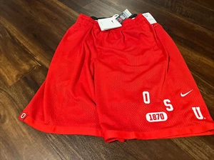 New Nike Mens Ohio State Buckeyes Shorts Size Small Red - Picture 1 of 6