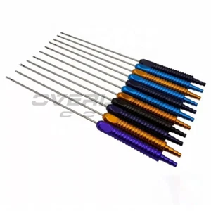 Fettabsaugkanülen mit festem Griff 11-teiliges Set Plastische Chirurgie Chirurgisches Instrument - Bild 1 von 4