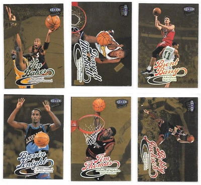 Lot of 7 1998-99 Ultra Gold Medallion Vin Baker Marshall Barry Knight Williamson - Image 1 of 4