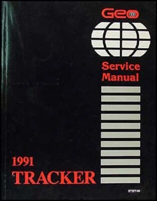 Manuale Di Riparazione Originale OEM Del 1991 Geo Tracker Include LSi - Immagine 1 di 2