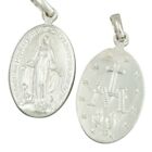 Wunderbare Wundertätige Maria Miraculeuse Medaille 18 mm 925 Sterlingsilber 
