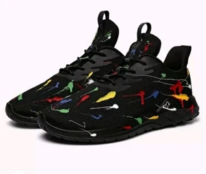 NEW Soulsfeng Running Shoes Olympic Spray Sneakers Mens US Size 14. B150 - Picture 1 of 4