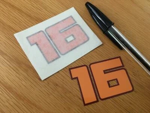 Par muy pequeño Andrea Migno número de carrera 16 (2019) - vendedor del Reino Unido - Imagen 1 de 1