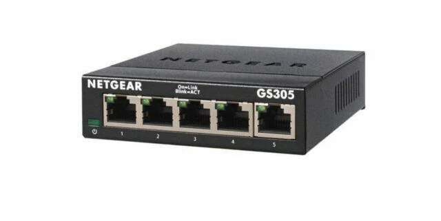NETGEAR GS305300PAS 5 Port Gigabit Ethernet Unmanaged Switch - Image 1 of 1