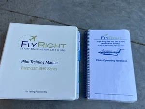 Fly Right Pilot Training Manuals Beechcraft BE30 Series Super King Air B300 300C - Bild 1 von 5