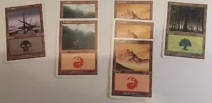 7x Basic land lot - LP - Beatdown Box Set - SPARROW MAGIC - Picture 1 of 1
