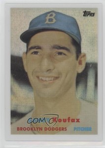2014 Topps Insert Refractors Factory Set Sandy Koufax (1957 Topps) #2 HOF