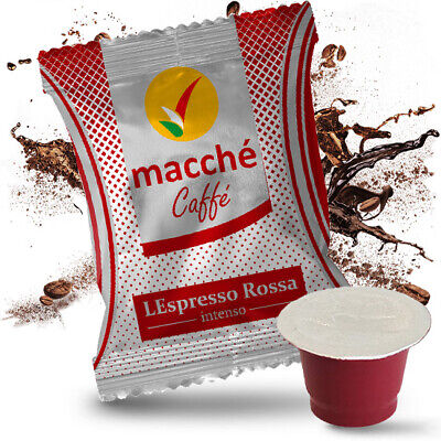 300 Capsule Compatibili Nespresso Macche' Caffe' Miscela Rossa Gusto Intenso • 47.96€