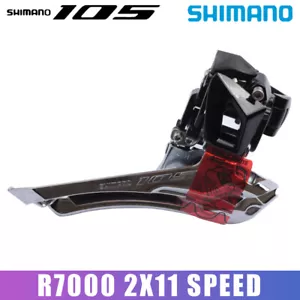 Shimano 105 R7000 Road Bike Front Derailleur 11 Speed Braze On Clamp On 34.9mm - Picture 1 of 7