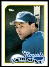 1989 Topps Jim Eisenreich Kansas City Royals #28T