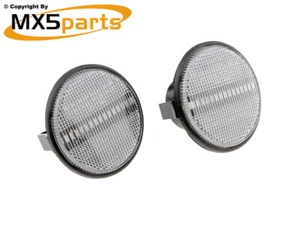 Indicadores Repetidores Laterales LED Transparentes Borde Negro Mazda MX-5 Mk1 Mk2 Mk3 89>15 - Imagen 1 de 8