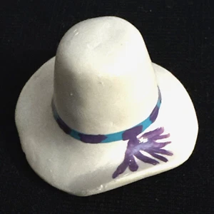 Cactus Charlie HOUSTON, TEXAS Hecho a Mano Polímero Sombrero de Vaquero Recuerdo Nevera Imán - Imagen 1 de 9