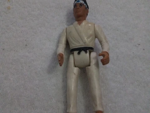 Vintage Karate Kid Movie Daniel LaRusso Figure 1st Version 1986 Remco / Columbia Cover