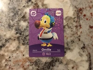 404 ORVILLE Animal Crossing Amiibo Auténtico Nintendo Tarjeta Como Nueva De Serie 5 - Imagen 1 de 1