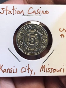 Casino Medaille 5 Cents - Grand Station - Kansas City, Missouri - Bild 1 von 7