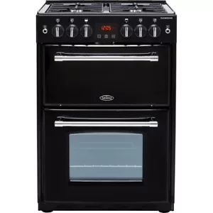 Belling Farmhouse60G Gas Cooker with Gas Hob 60cm Free Standing Black A+/A New - Picture 1 of 7
