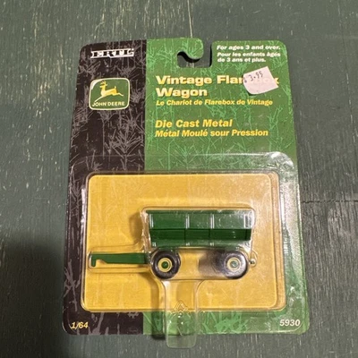 Ertl John Deere Vintage Flarebox Wagon Die Cast Metal Toy 2000, #5930 Foto 1 de 2