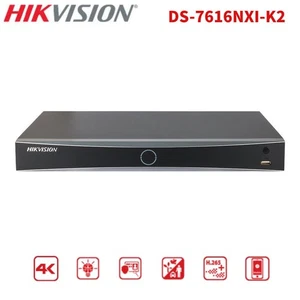 Hikvision AI DS-7616NXI-K2 AcuSense 4K 12MP 16CH 2SATA Netzwerk Video Recorder - Picture 1 of 8