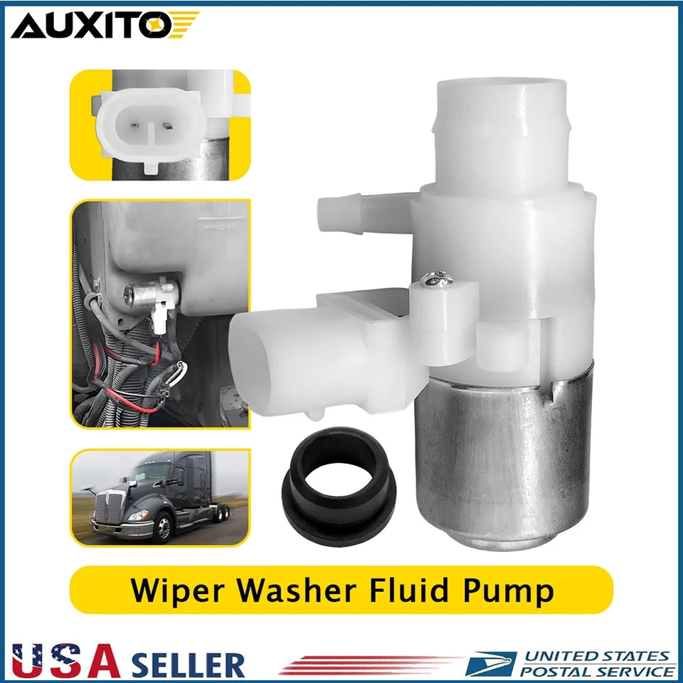Bomba de fluido limpiaparabrisas limpiaparabrisas para camión Peterbilt 365 387 Kenworth T680 D Foto 1 de 4