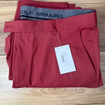 Mens Boston Scott Golf Tech Pants Size 38/33 Merlot Golf Apparel NWT MSRP $125 - Image 1 of 4