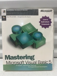 Mastering Microsoft Visual Basic 5 CD-ROM (1997) — Sealed, New in Box - Picture 1 of 7