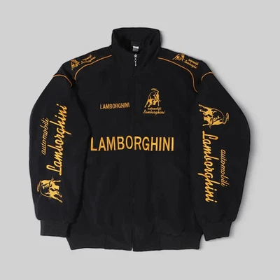 Vintage Lamborghini F1 Racing Jacket: Embroidered Motorsport Streetwear - Image 1 of 3