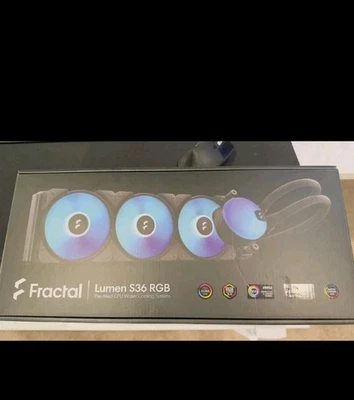Fractal Design Lumen S36 v2 RGB Aspect 12 RGB x3 AIO CPU Liquid Water Cooler - Image 1 of 3