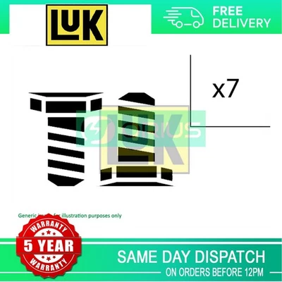 Fits L200 / Triton Fullback 2.3 D 2.4 Dual Mass Flywheel Bolt Kit LUK - Image 1 of 4