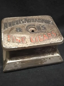 1800 MORRIS ABRAHAMS & Co. Publicidad Cortador de Punta de Puro Tienda Encimera @RH - Imagen 1 de 11