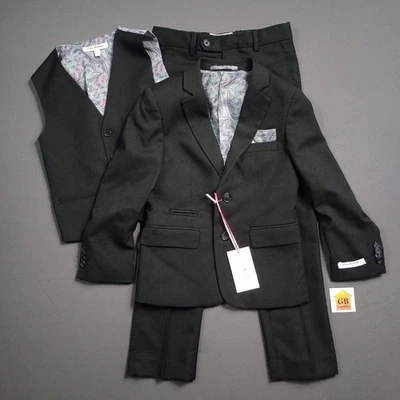 Traje de 3 piezas Isaac Mizrahi New York para niños talla 7 negro  Foto 1 de 4