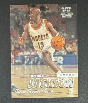 Bobby Jackson 1997-98 Fleer Traditions ROOKIE Crystals #323 - Denver Nuggets - Image 1 of 2