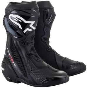 ALPINESTARS Supertech R bottes de moto bottes de sport bottes de course noir blanc - Photo 1/5