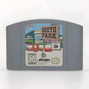 South Park (Nintendo 64, 1998) N64 Game Only Tested-Cleaned-Authentic- Free Ship - Picture 1 of 4