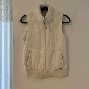 Prana Weste creme weiß Elsa gesteppt Plüsch gefüttert Borte Outdoor XS Urlaub - Bild 1 von 6