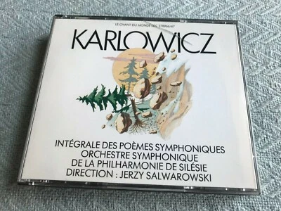 KARLOWICZ: Intégrale des poèmes symphoniques (2 Disc Box, Le Chant du Monde)  - Image 1 of 3