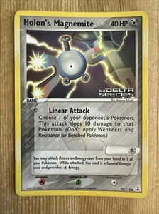 Holon's Magnemite - 70/113 - Pokemon Delta Species Reverse Holo Rare LP - Picture 1 of 2