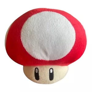 Banpresto Nintendo Super Mario Bros Red Super Mushroom 7” Plush Toy Genuine 🐙 - Bild 1 von 7