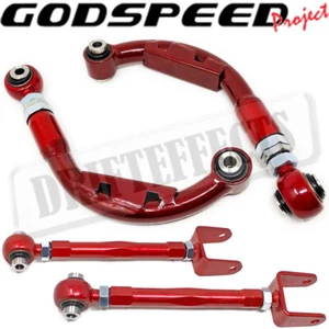 For Mazda 3 2014-19 Godspeed 4pc Adjustable Rear Camber Arm + Toe Alignment Kit - Picture 1 of 4