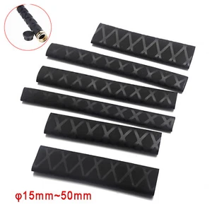 Non-Slip Heat Shrink Tube Textured Heatshrink Sleeving Wrap Fishing Rod Racket - Picture 1 of 4