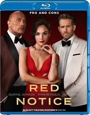 Red Notice 2021  Movie Blu ray BD Quick Free Shipping