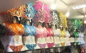 Da NeeNa C830Cute Vegas Cabaret Showgirl Drag Dancer Burlesque Costume set XS-XL - Picture 1 of 3