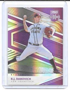 2020 Elite Extra Edition Status Purple Parallel #121 R.J. Dabovich RC/249 - Picture 1 of 1