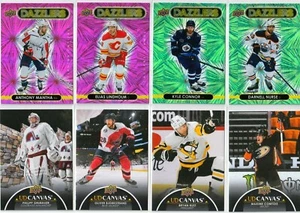 '21/22 Upper Deck Series 1 RED ORANGE PINK GREEN DAZZLERS *pick from list* - Picture 1 of 1