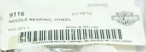 NOS Genuine OEM Harley Davidson Needle Bearing, Wheel. 9116. - Picture 1 of 1