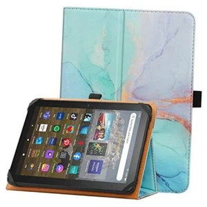 Universal Case for 7 inch 8 inch Tablet,Stand Folio Universal Marble Blue - Picture 1 of 7