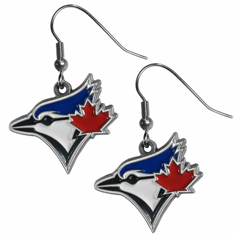 Toronto Blue Jays Dangle Earrings (Zinc) MLB Licensed Baseball Jewelry Cover