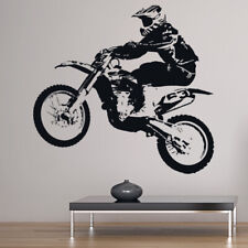 Dirt Bike Jump Motorbike Sports Wall Decal Sticker WS-17915